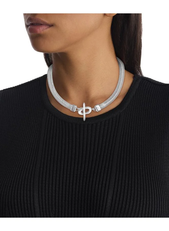 CALVIN KLEIN CK Flow Collection Chain Bracelet For Women In Stainless Steel - 35000594